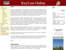 Tablet Screenshot of keylessonline.com
